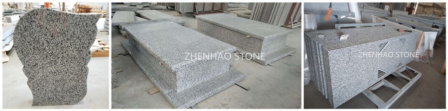 Polished white granite with gray Polished white granite with gray