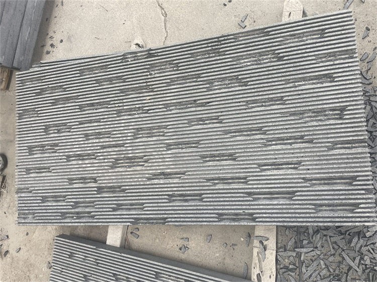 Wholesale GROOVED grey andesite tiles Wholesale GROOVED grey andesite tiles