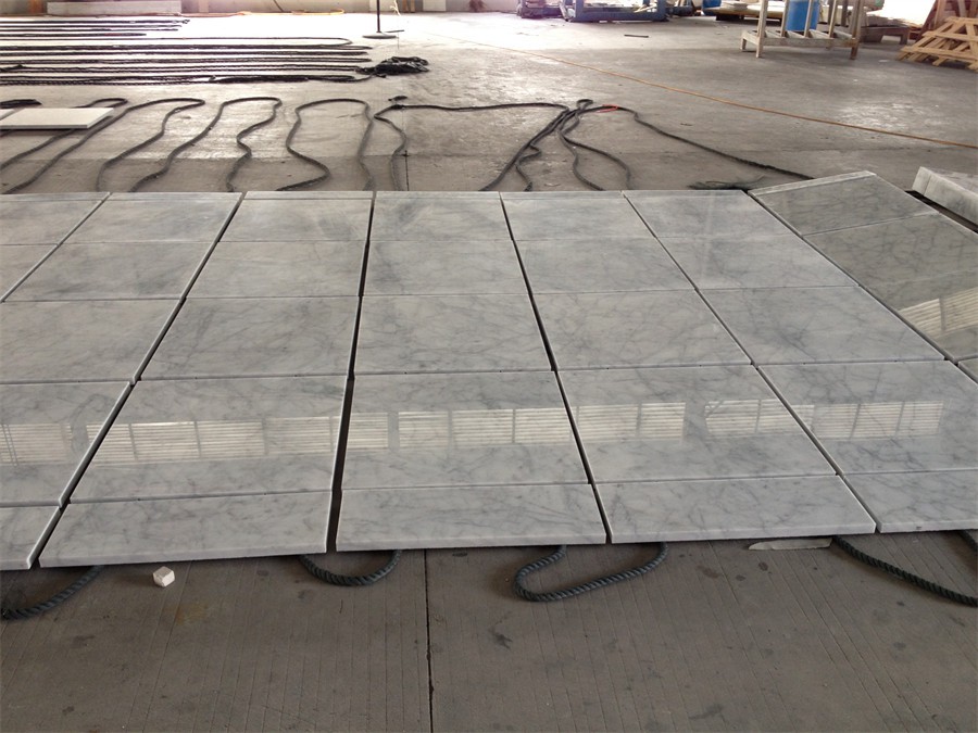 Bianco Carrara marble tile Bianco Carrara marble tile