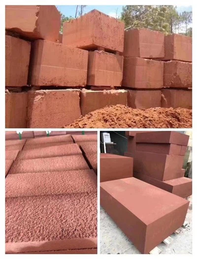 Stenska ploščica iz rdečega peščenjaka