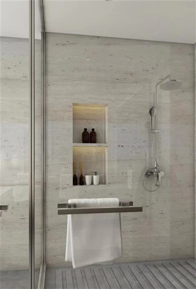 Ploščice iz mat travertina