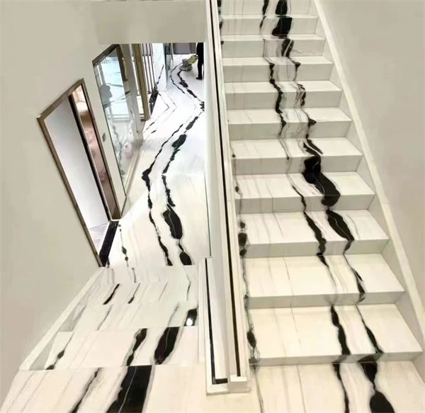 PANDA WHITE MARBLE STAIRS PANDA WHITE MARBLE STAIRS