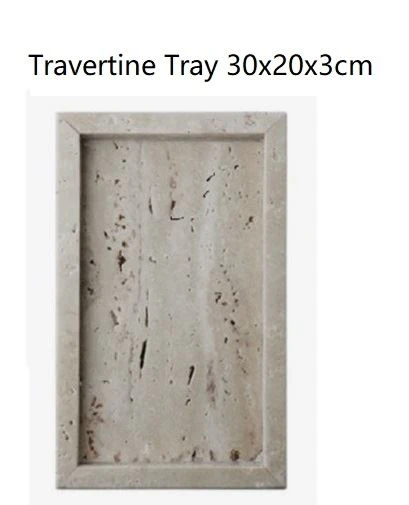 Travertine tray 30x20x3cm Travertine tray 30x20x3cm